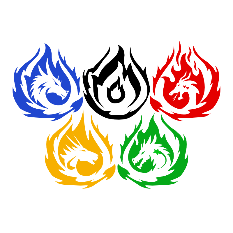 Family Crest of The Fire Drake Flambé Team